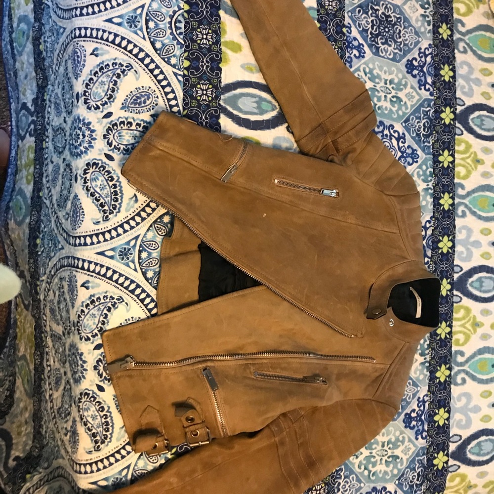 Celine leather moto jacket